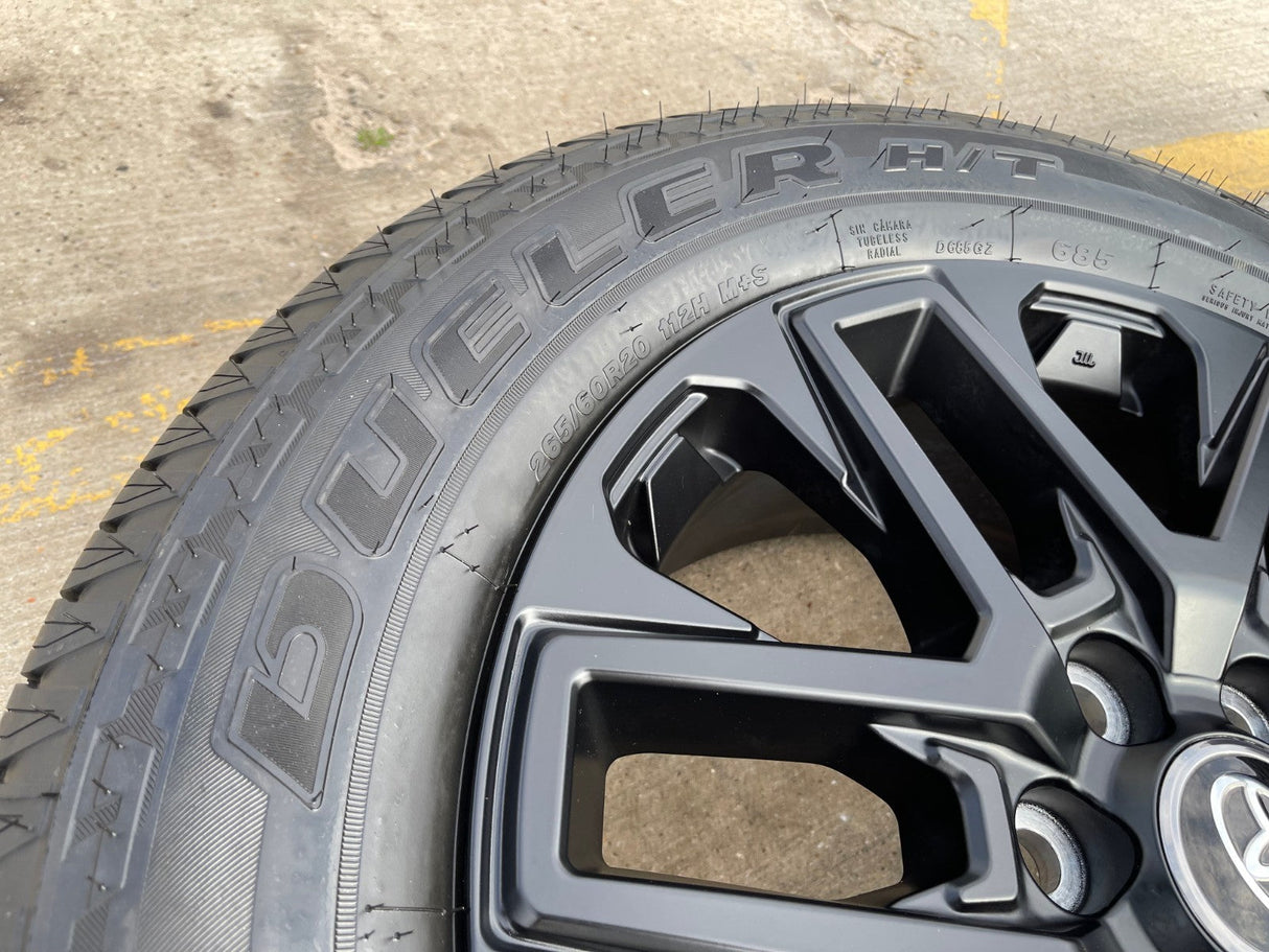 20" Toyota Tundra TRD OEM wheels rims TSS 75276 95295 Sequoia 2024 2025 2026 NEW Texas Truck Tire