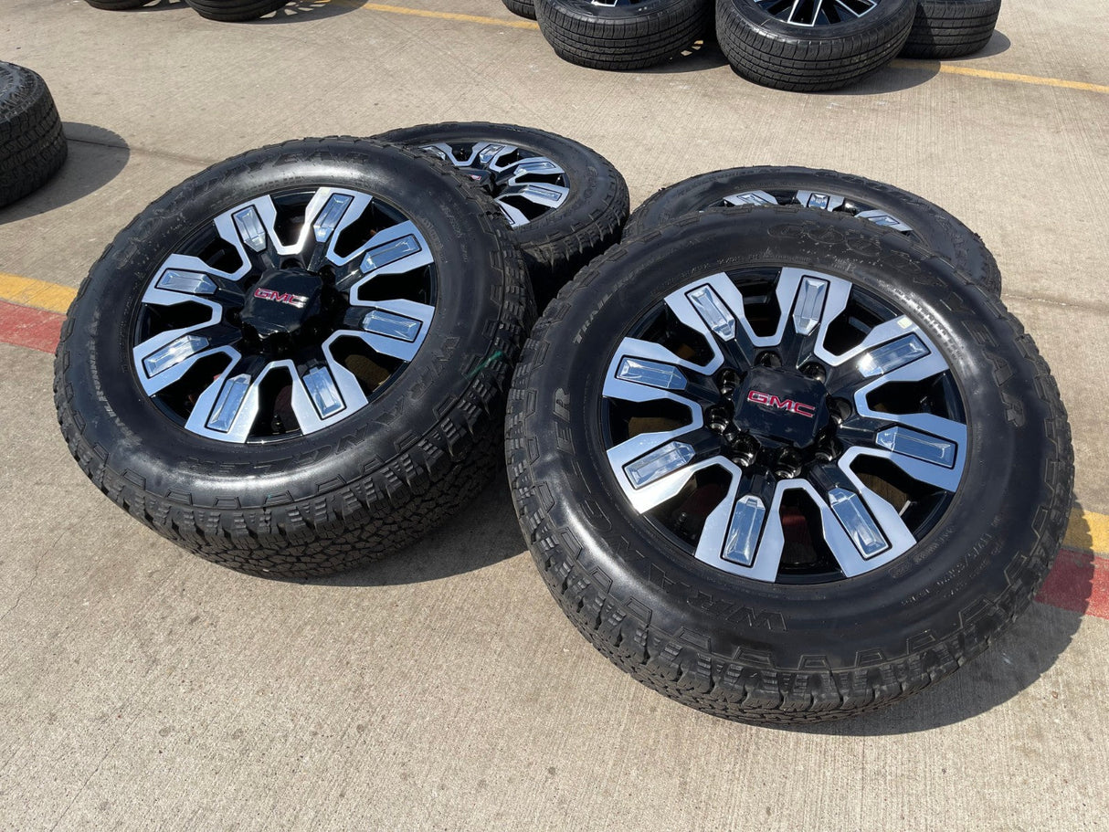 20" GMC Sierra AT4X 2500 3500 OEM wheels rims 5958 14138 Chevy Silverado NEW Texas Truck Tire