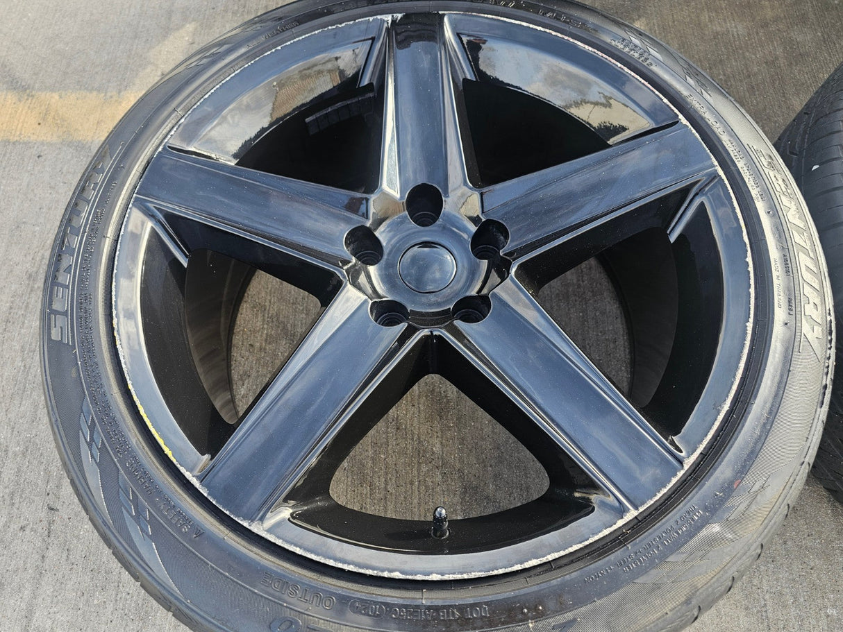 20" Jeep Grand Cherokee SRT Trackhawk 9062 OEM Replica Dodge Journey wheels rims Texas Truck Tire