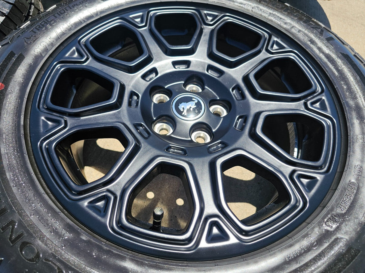 17" Ford Bronco Sport rims wheels Badlands AT tires OEM 2024 2025 2026 NEW Texas Truck Tire