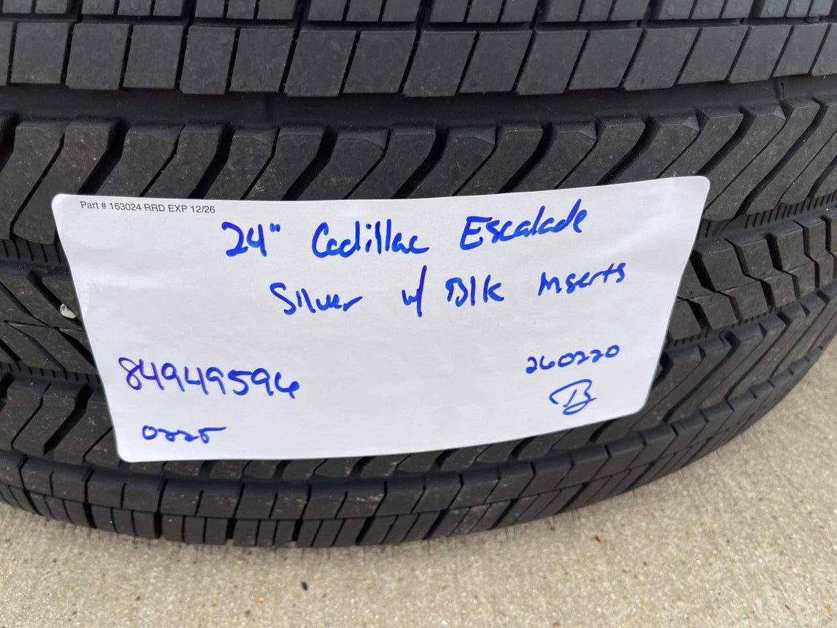 24" Cadillac Escalade V OEM wheels rims 2023 2024 2025 2026 NEW BRIDGESTONE Texas Truck Tire