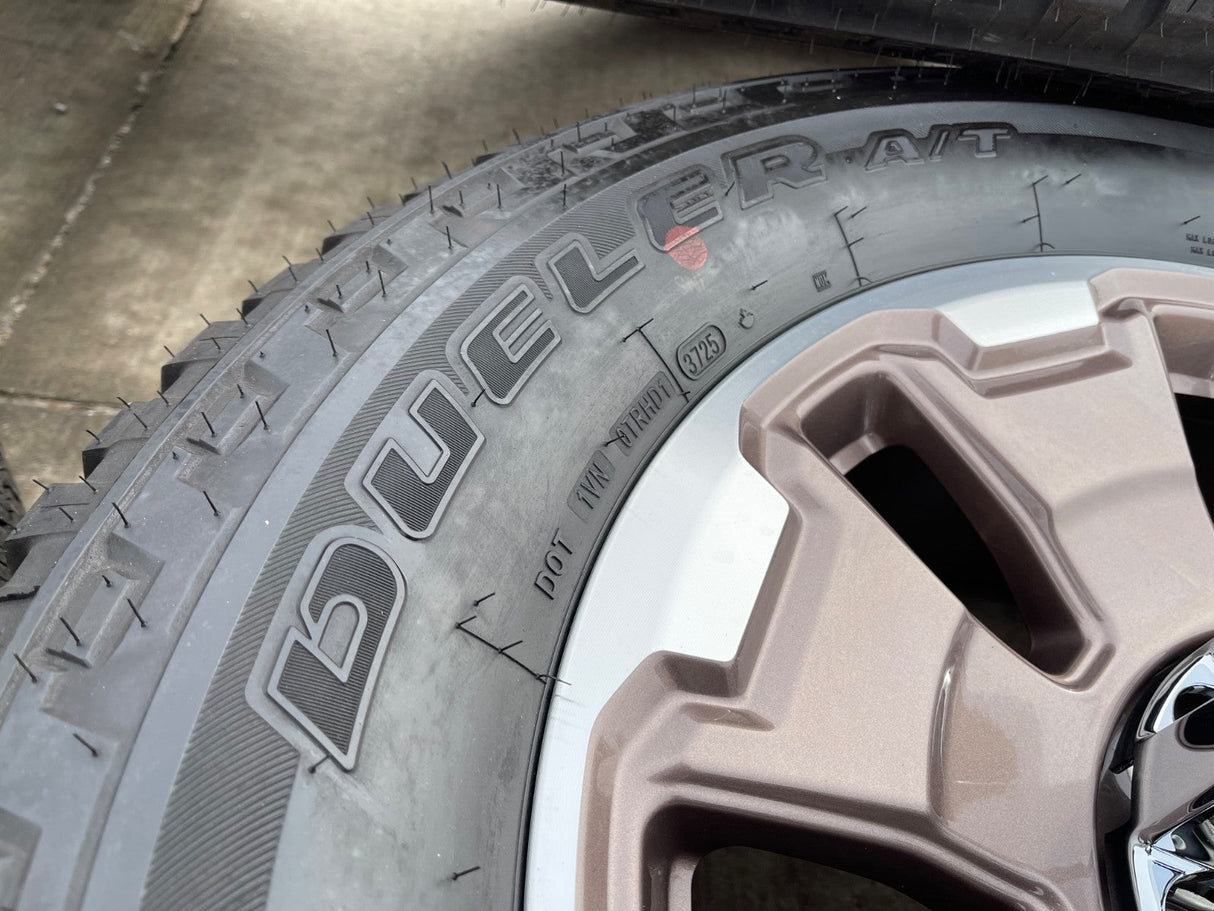 20" Ford F-250 F-350 OEM 10487 LIMITED KING RANCH tan wheels rims 2025 2026 NEW Texas Truck Tire