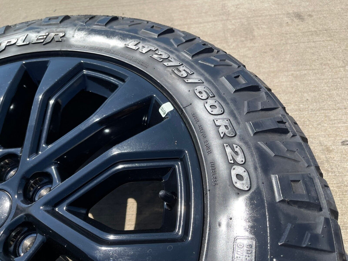20" Ford F-150 LARIAT Limited OEM rims wheels Expedition 2023 2024 2025 NITTO Texas Truck Tire