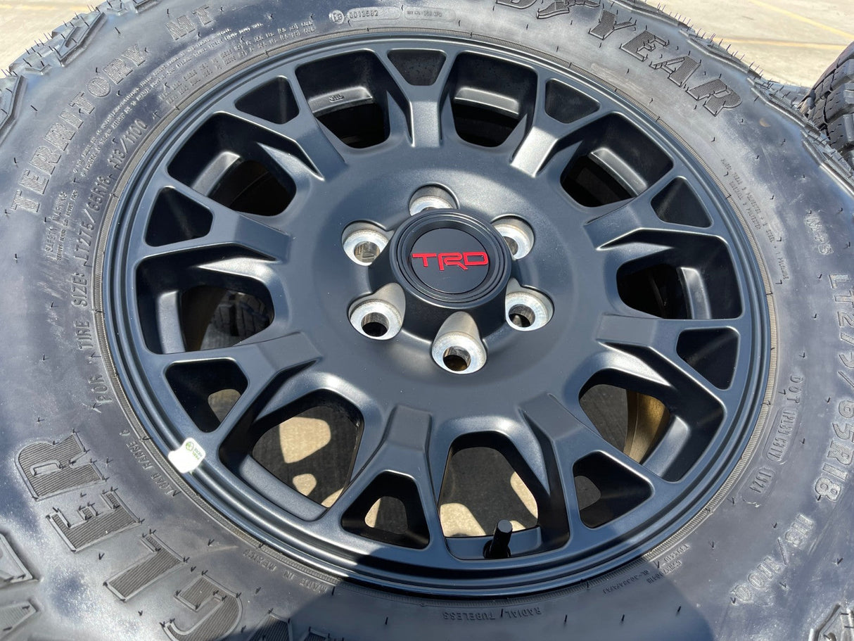 18" Toyota Tacoma 4Runner TRD Pro OEM 95973 wheels rims 2024 2025 2026 Texas Truck Tire