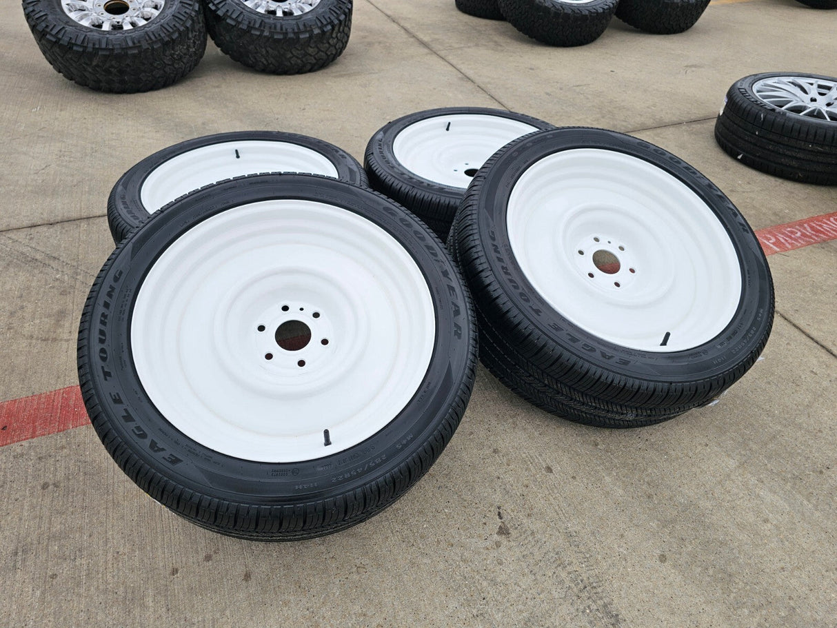 22" Chevy GMC Transport Steel OEM wheels rims Sierra Silverado Escalade NEW Texas Truck Tire