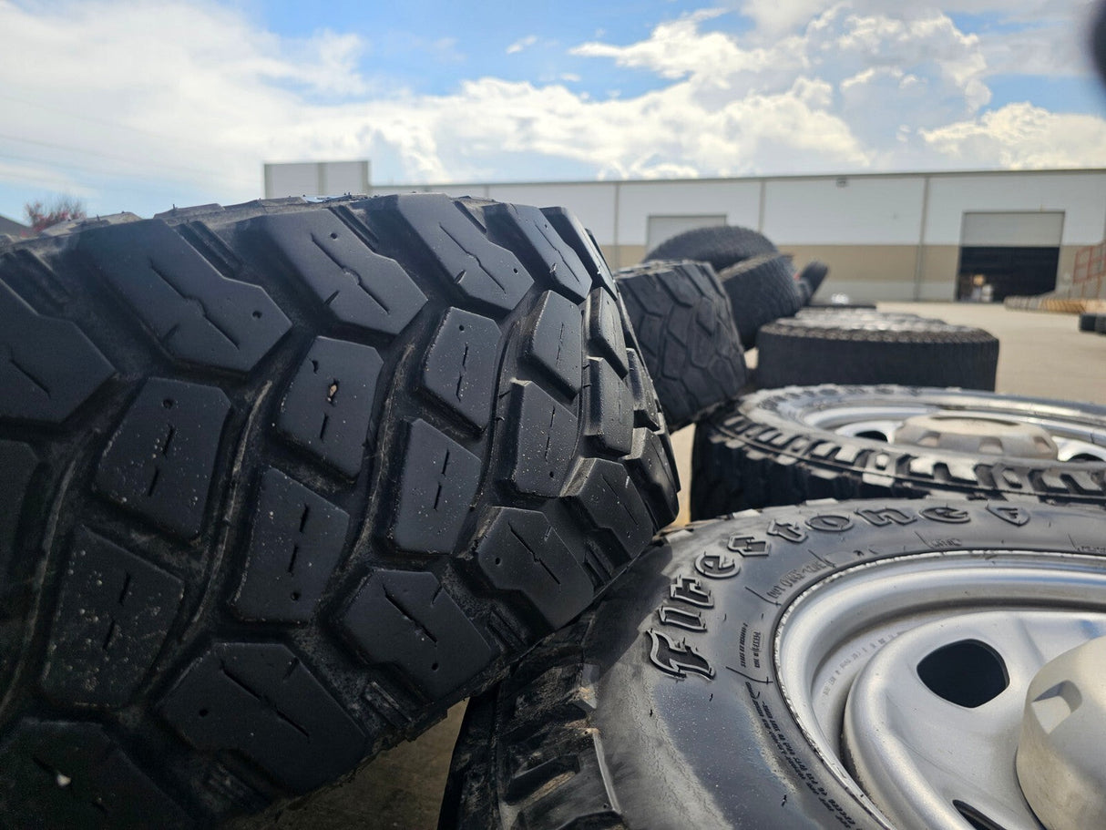 17" Ford F-250 F-350 OEM 3828 wheels rims tires FIRESTONE DESTINATION M/T2 Texas Truck Tire