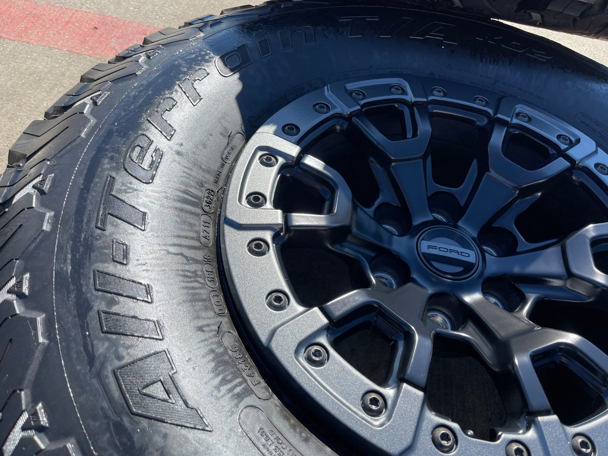 17" Ford F-150 Raptor Bronco R OEM BEADLOCK 51222 rims wheels 37" BFG Texas Truck Tire