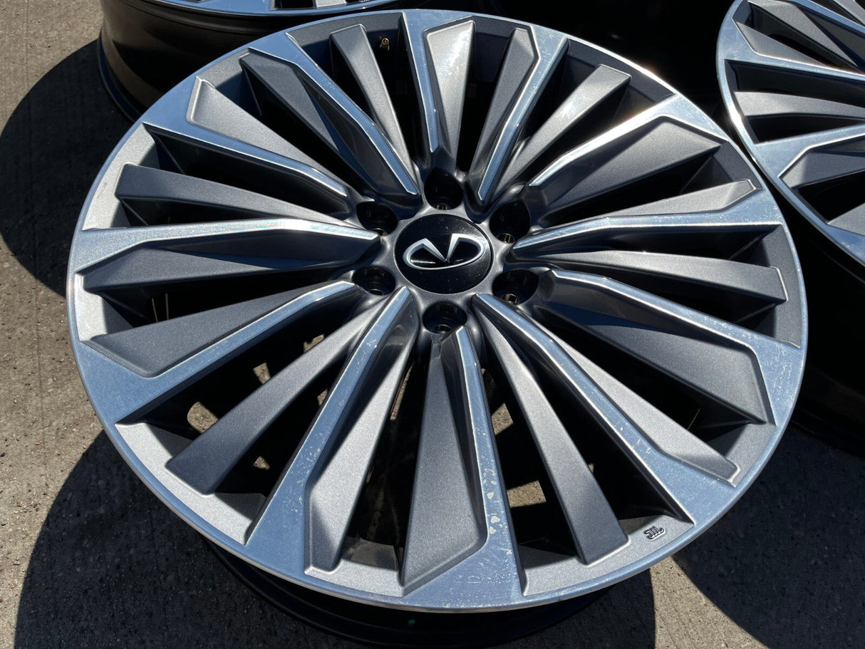(1) 22" Infiniti QX80 QX56 Nissan Titan Armada OEM 94236 wheel rim 2025 2026 Texas Truck Tire