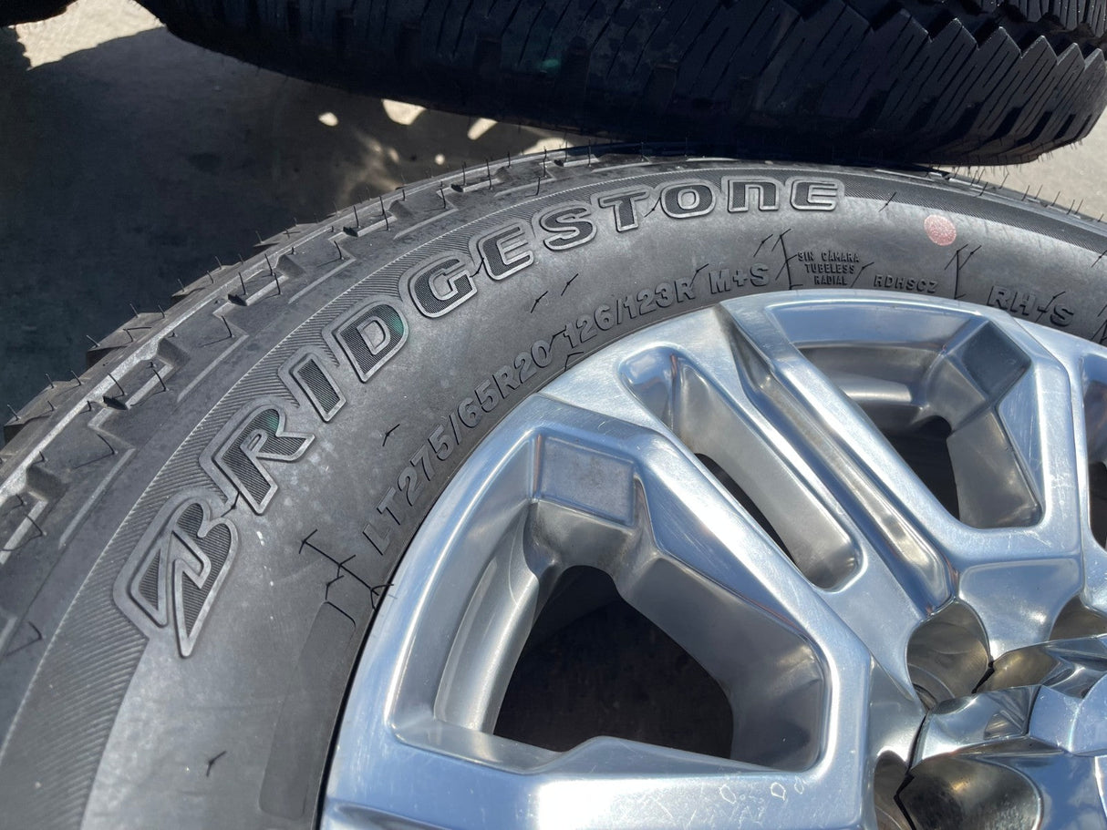 20" GMC Sierra Denali 2500 3500 OEM 5957 wheels rims tires 2022 2023 2024 2025 Texas Truck Tire
