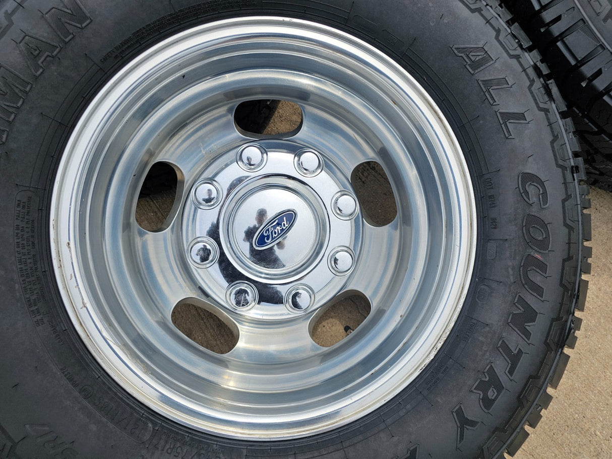 17" Ford F-350 Dually OEM 10477 10478 rims wheels 2024 2025 2026 IRONMAN A/T NEW Texas Truck Tire