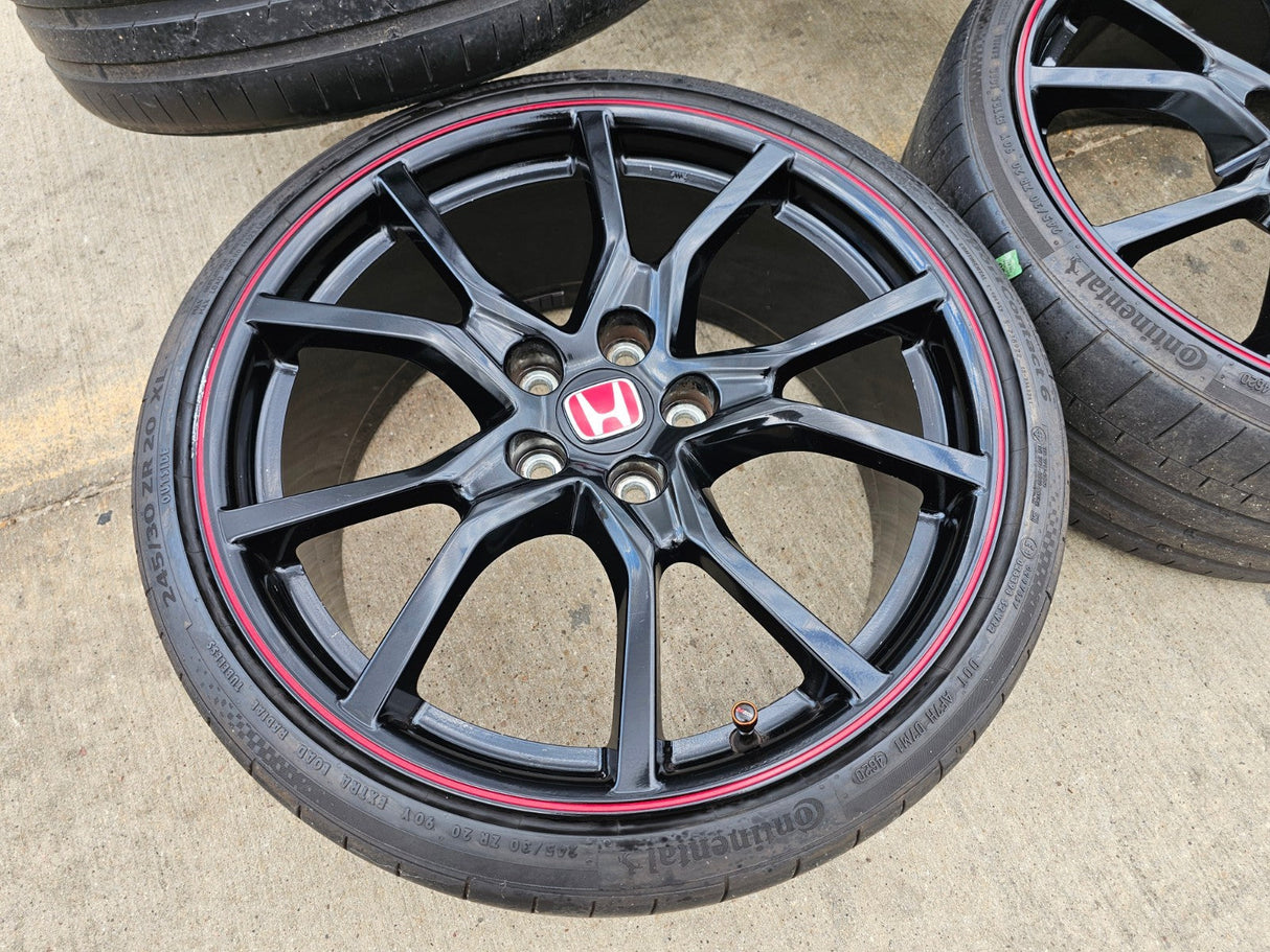 20" Honda Civic Type R OEM wheels rims 63692 tires CONTINENTAL Texas Truck Tire
