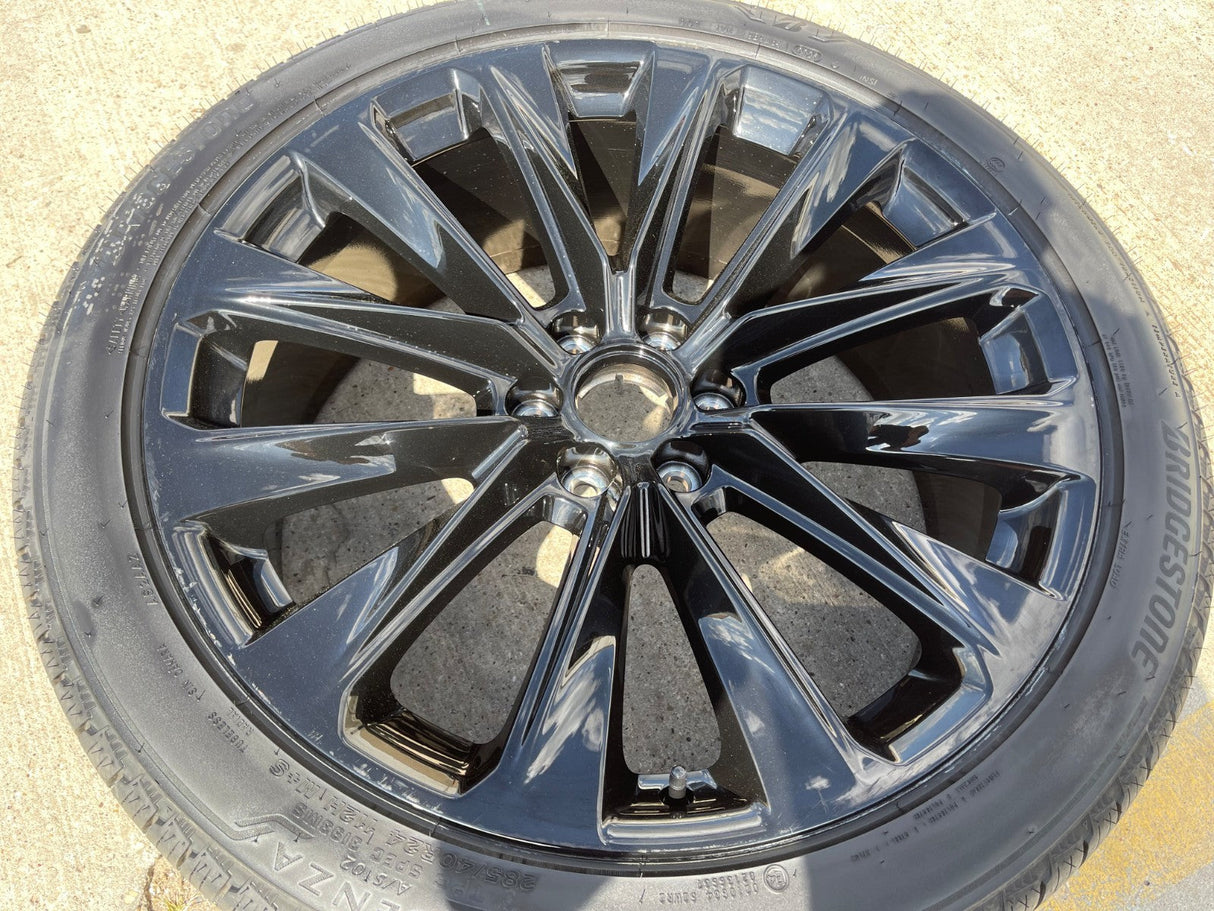 24" Cadillac Escalade V OEM ONYX wheel rim spare 2023 2024 2025 2026 DISCOUNTED Texas Truck Tire