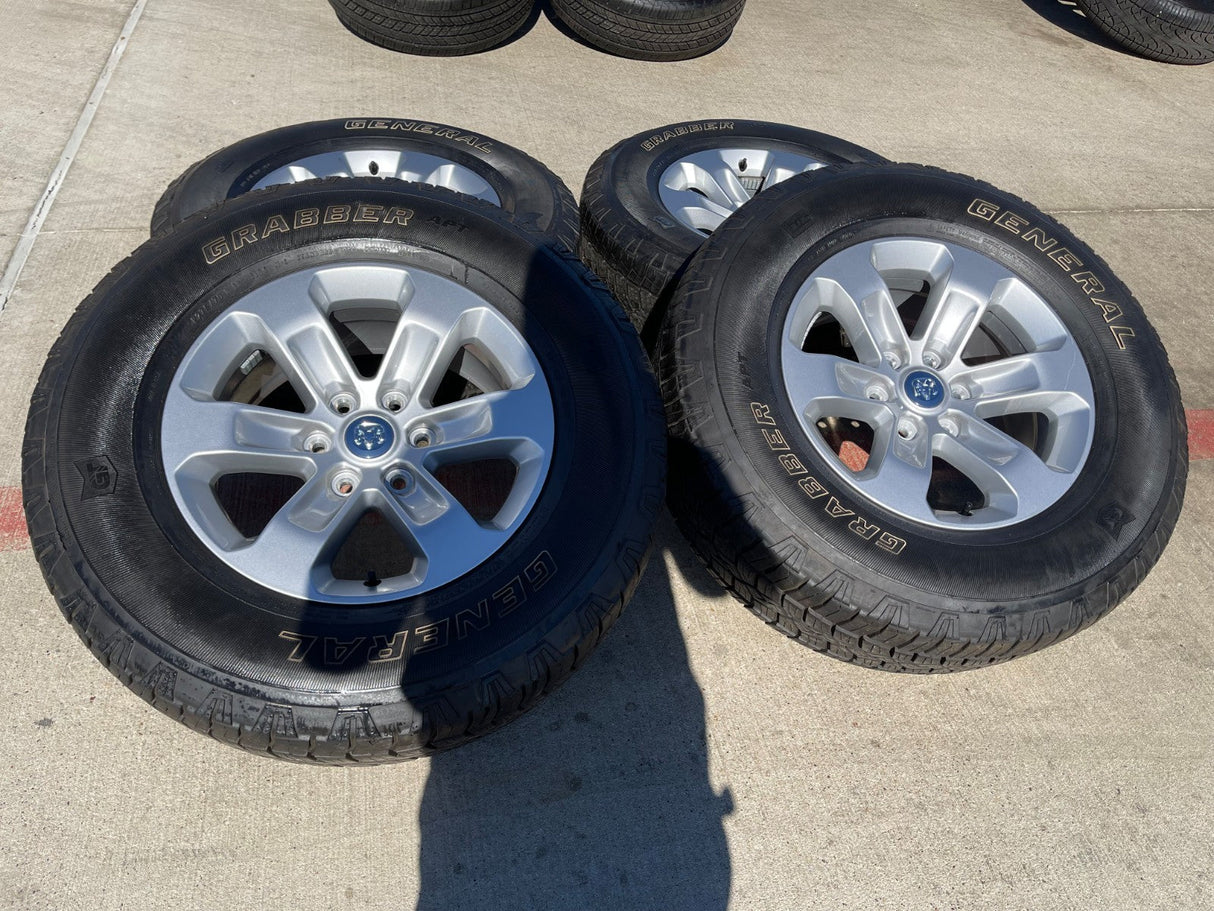18" Dodge Ram 1500 OEM wheels rims 2672 tires GENERAL A/TP Texas Truck Tire