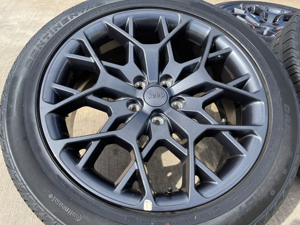 21" Jeep Grand Cherokee L OEM wheels rims 9291 Durango 2024 2025 2026 NEW Texas Truck Tire