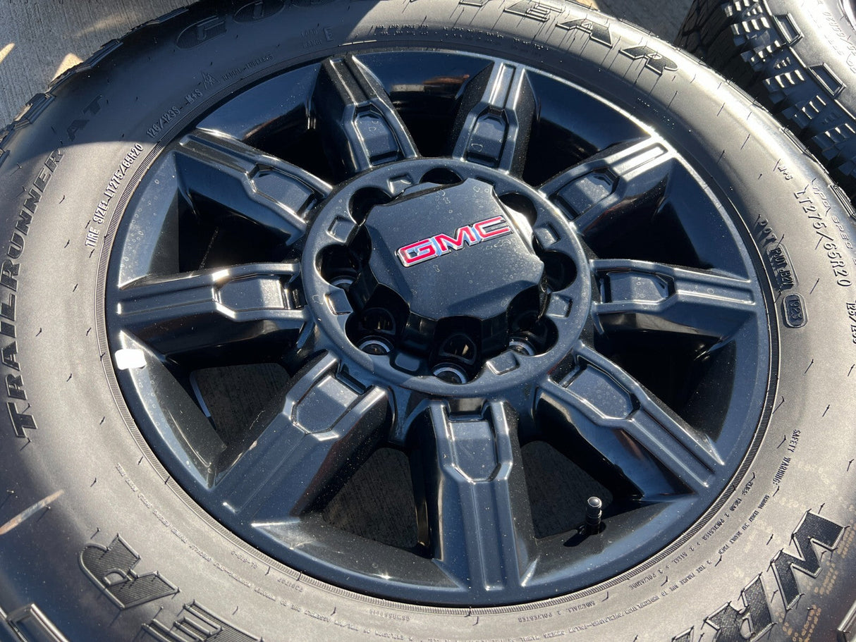 20" GMC Sierra DENALI 2500 3500 OEM 14137 5963 wheels rims Silverado 2025 NEW Texas Truck Tire