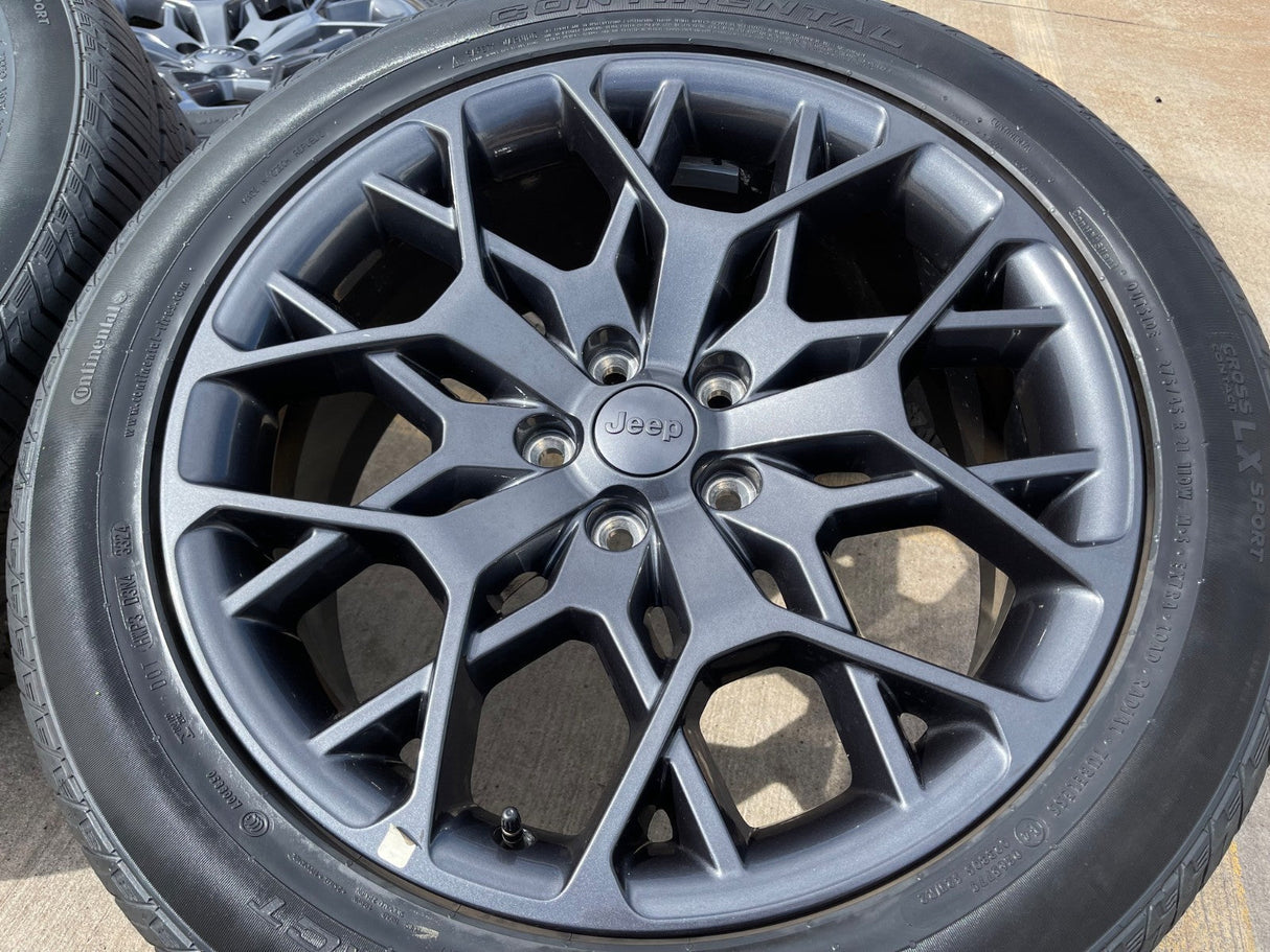 21" Jeep Grand Cherokee L OEM wheels rims 9291 Durango 2024 2025 2026 NEW Texas Truck Tire
