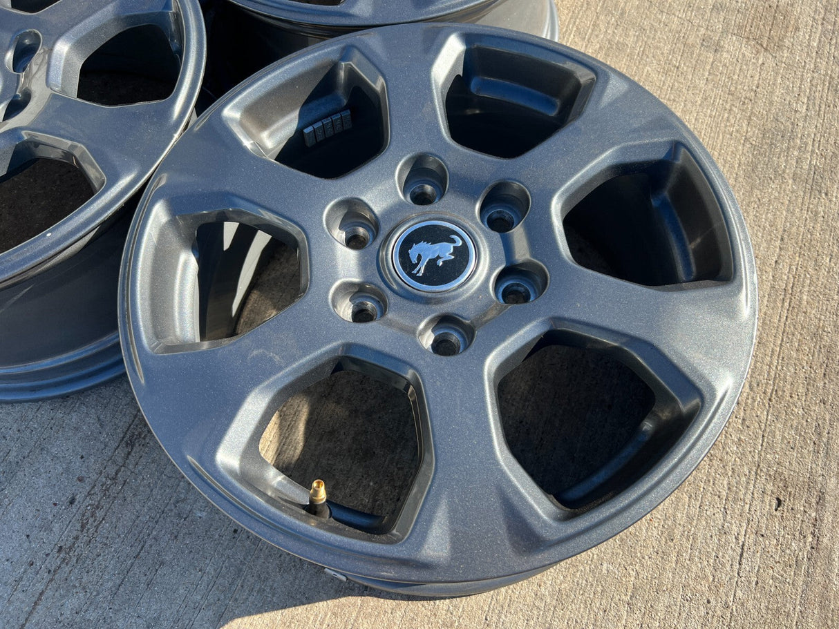 (5) 17" Ford Bronco 2023 2024 2025 2026 wheels rims 10384 OEM Ranger GRAY NEW Texas Truck Tire