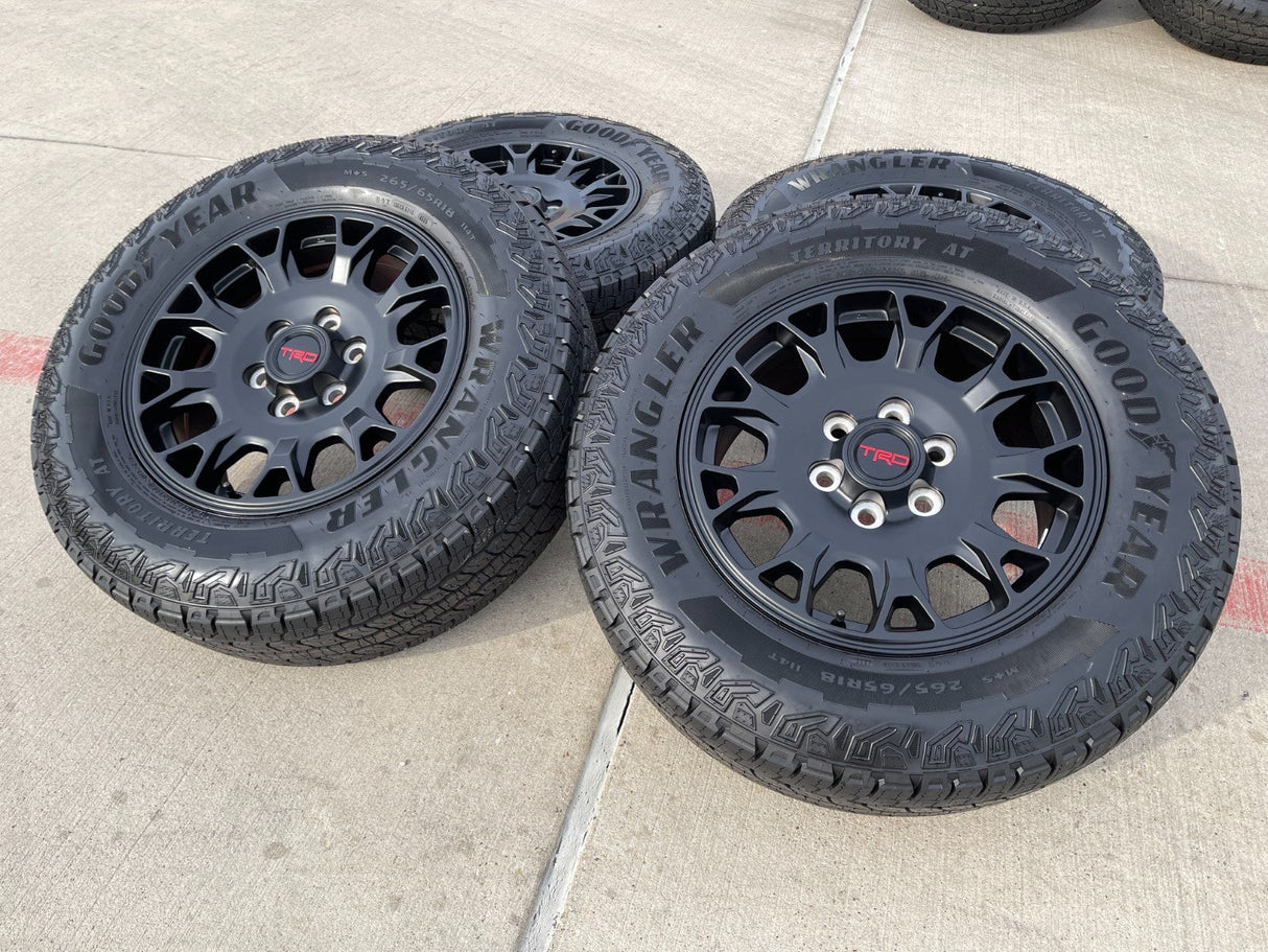 18" Toyota Tacoma 4Runner TRD Pro OEM 95973 wheels rims 2025 2026 GOODYEAR NEW Texas Truck Tire