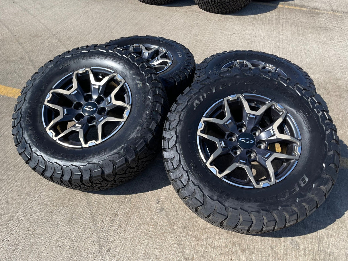 17" Chevy Silverado ZR2 OEM 95751 Beadlock wheels rims Colorado Sierra NEW BFG Texas Truck Tire