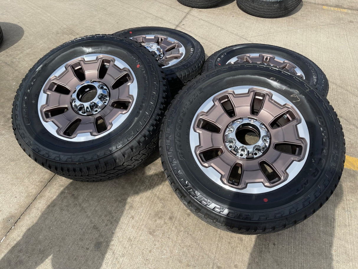 20" Ford F-250 F-350 OEM 10487 LIMITED KING RANCH tan wheels rims 2025 2026 NEW Texas Truck Tire