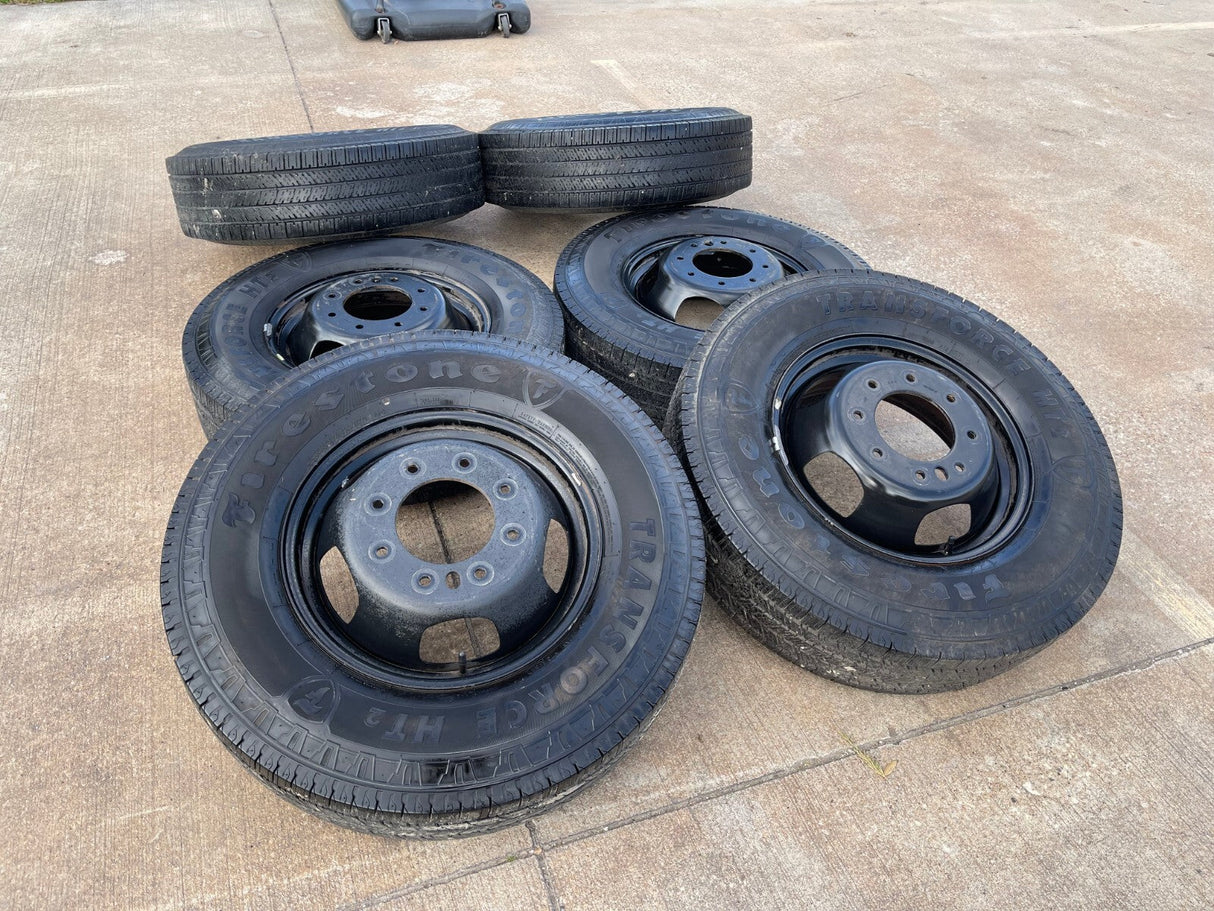 17" Dodge Ram 3500 Dually Laramie 8x200 wheels rims 2703 2704 OEM DISCOUNTED Texas Truck Tire