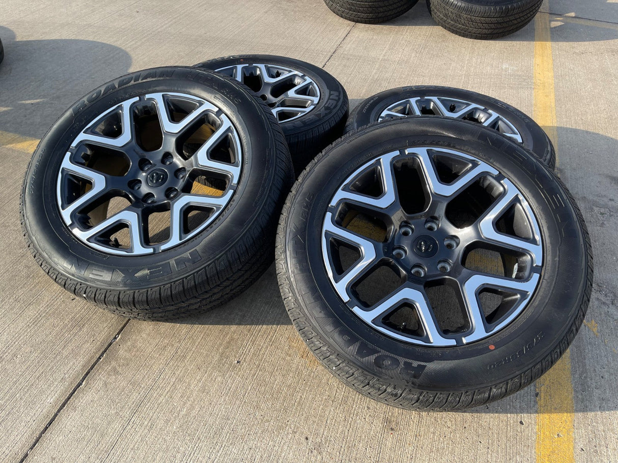 20" Dodge Ram 1500 OEM 94059 Laramie wheels rims 68583860AA 2024 2025 2026 NEW Texas Truck Tire