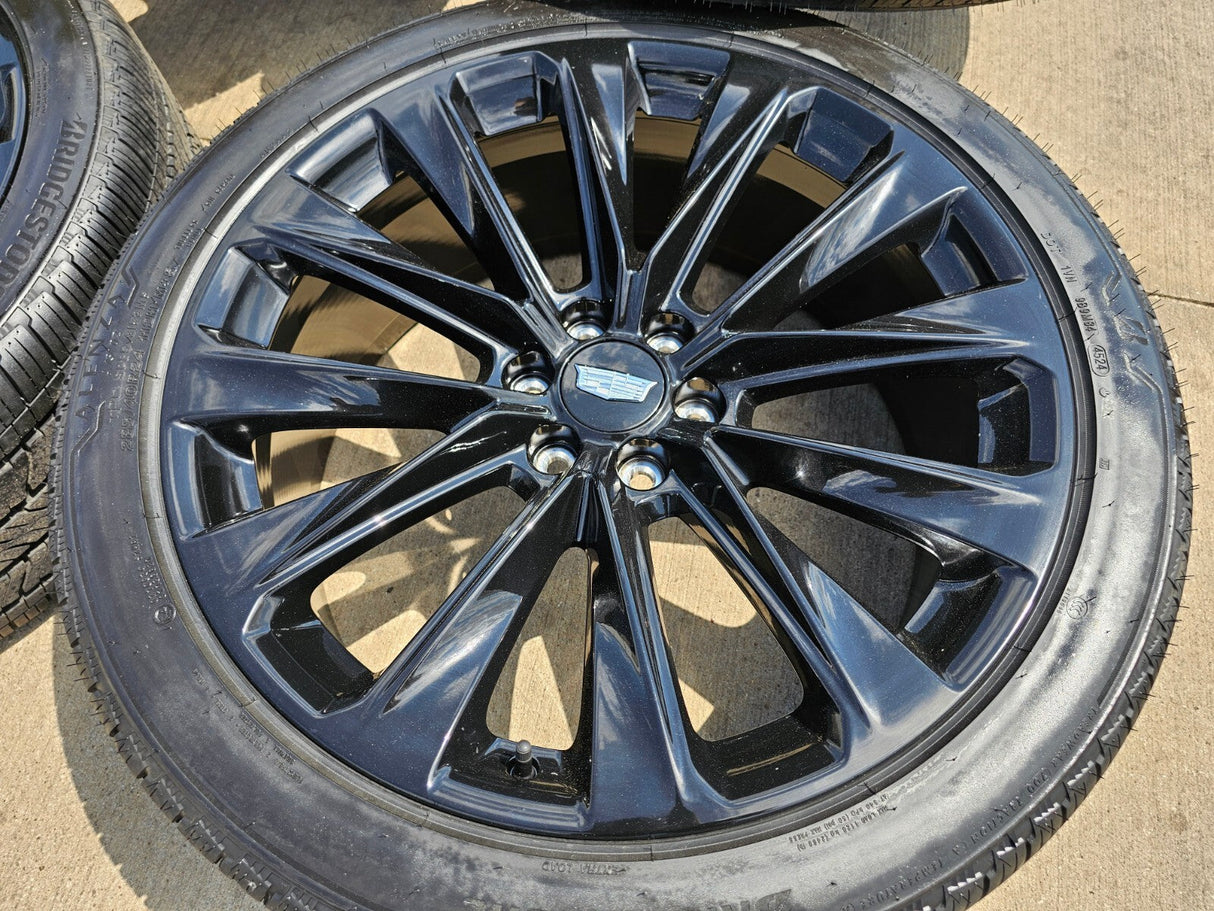 24" Cadillac Escalade V OEM ONYX wheels rims 2022 2023 2024 2025 2026 NEW Texas Truck Tire