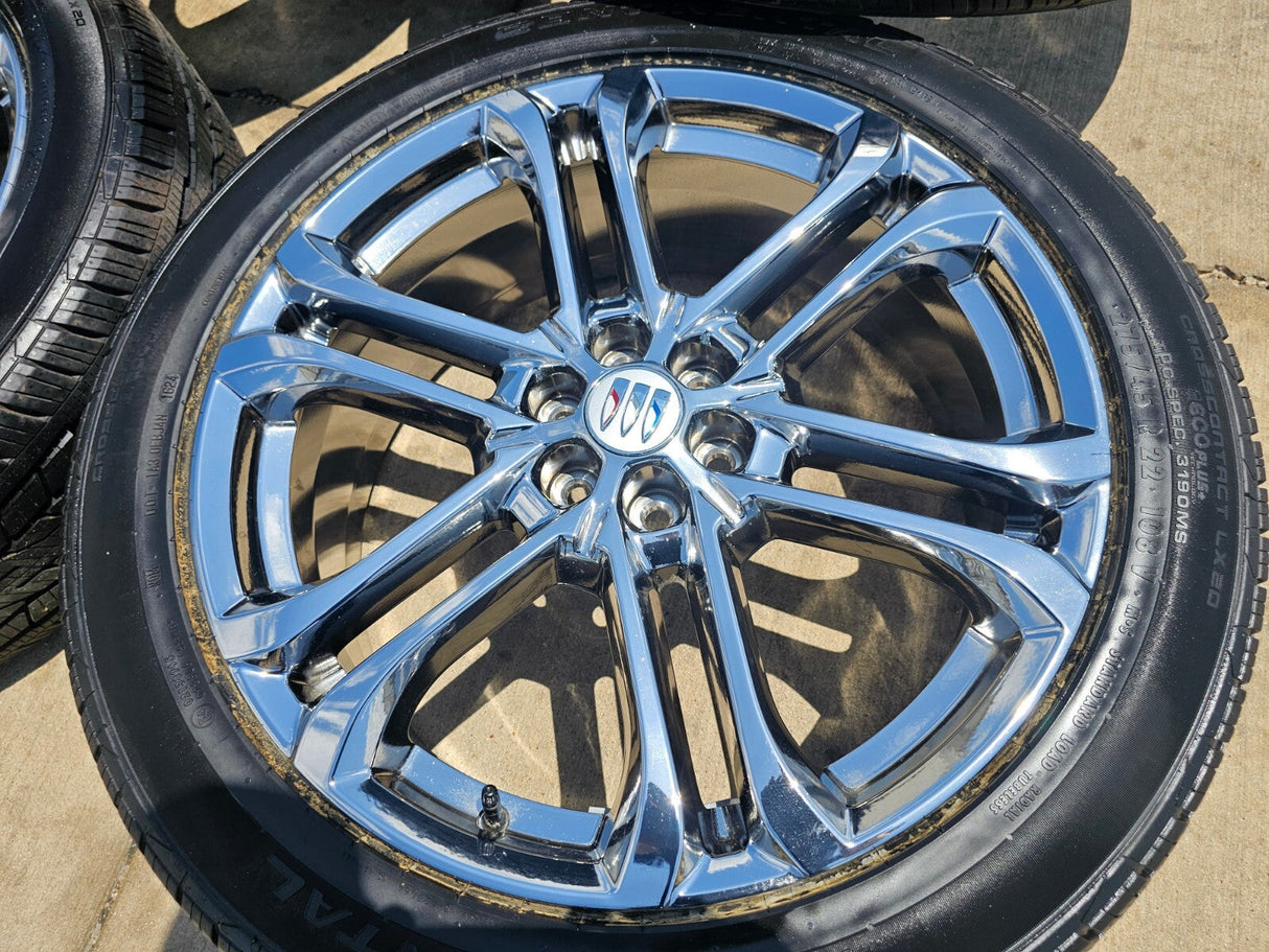 (1) 22" Buick Enclave OEM 94061 wheel rim Acadia Traverse spare 2025 2026 NEW Texas Truck Tire