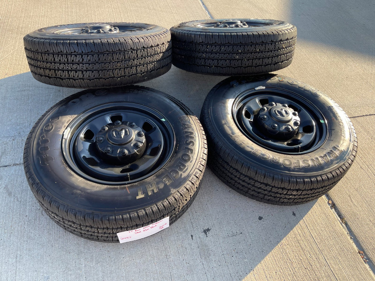 17" Ram 2500 3500 Laramie Power Wagon OEM 2497 wheels rims 2025 2026 NEW Texas Truck Tire