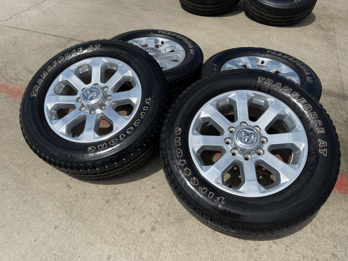 20" Dodge Ram 2500 3500 LARAMIE OEM 2700 wheels rims tires 2023 2024 2025 2026 Texas Truck Tire