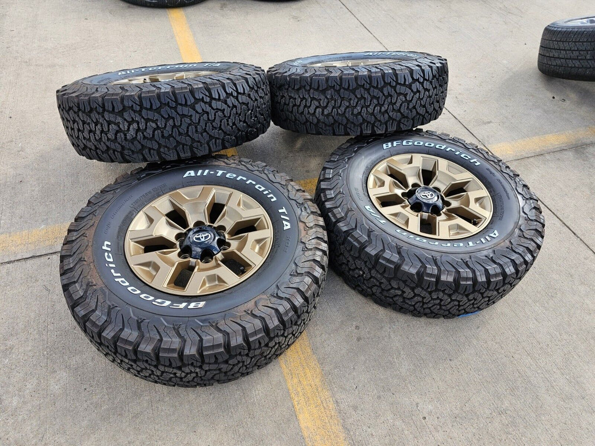 16" Toyota Tacoma TRD wheels rims 75189 OEM 4Runner FJ BFG NEW Texas Truck Tire