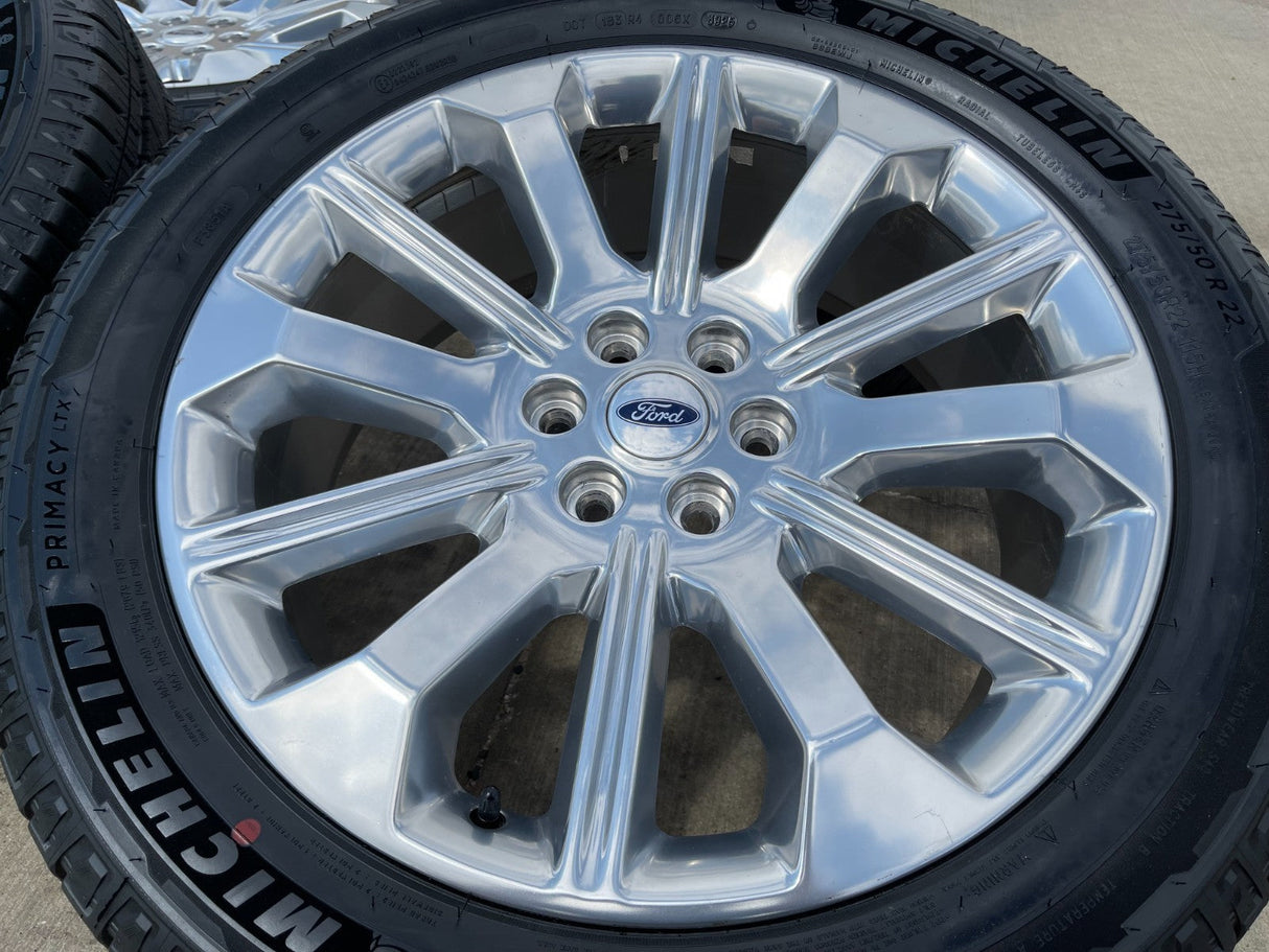 22" Ford F-150 King Ranch LIMITED OEM rims wheels 10349 Expedition NEW MICHELIN Texas Truck Tire