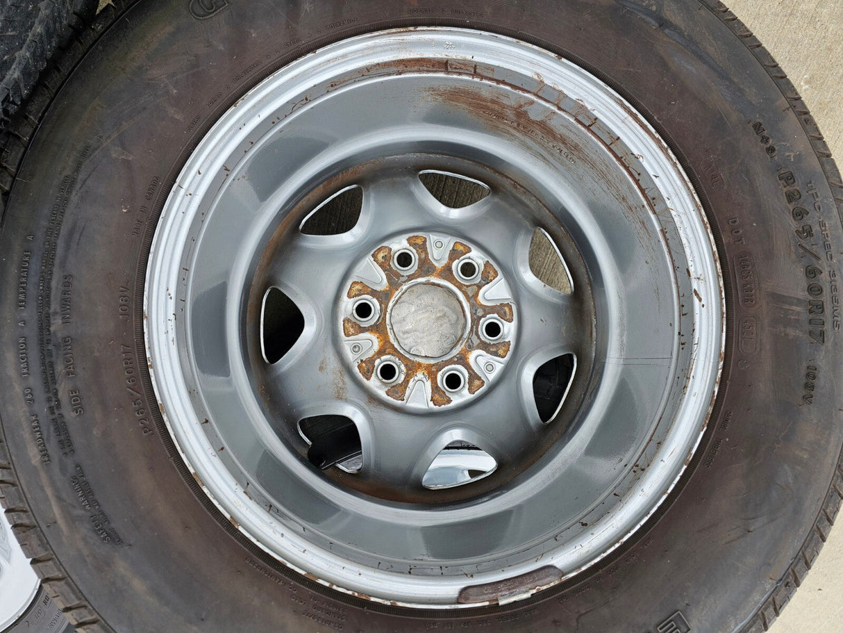 17" Chevy Tahoe PPV OEM Police Package 8111 wheels rims tires Texas Truck Tire