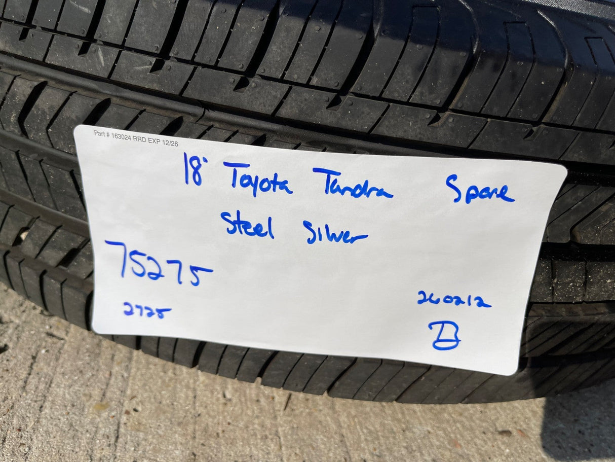 18" Toyota Tundra TSS TRD OEM 75275 wheel rim Sequoia LX600 99083 spare NEW Texas Truck Tire