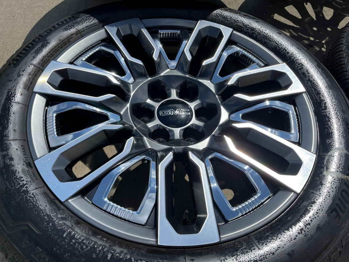 22" GMC Yukon Chevy Tahoe Escalade OEM 95486 wheels rims 2023 2024 2025 2026 Texas Truck Tire