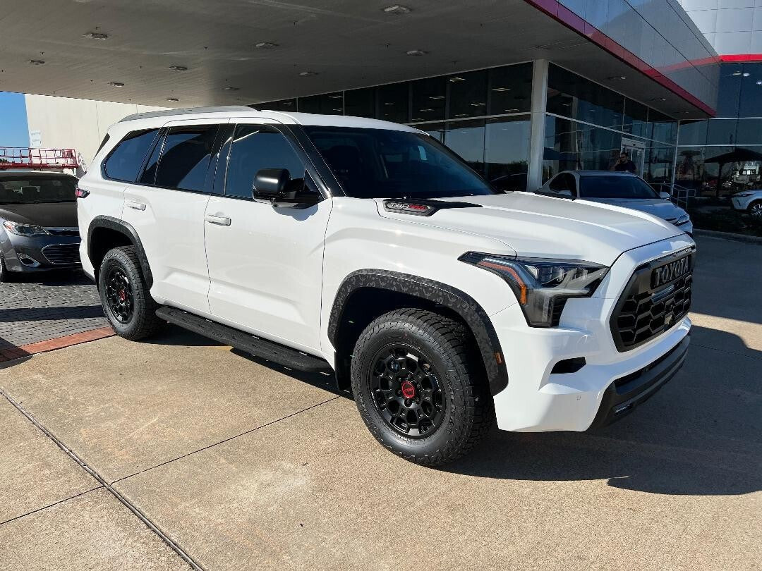 18" Toyota Tundra TRD BBS FORGED OEM black 95458 wheels rims Sequoia FALKEN A/T3 Texas Truck Tire