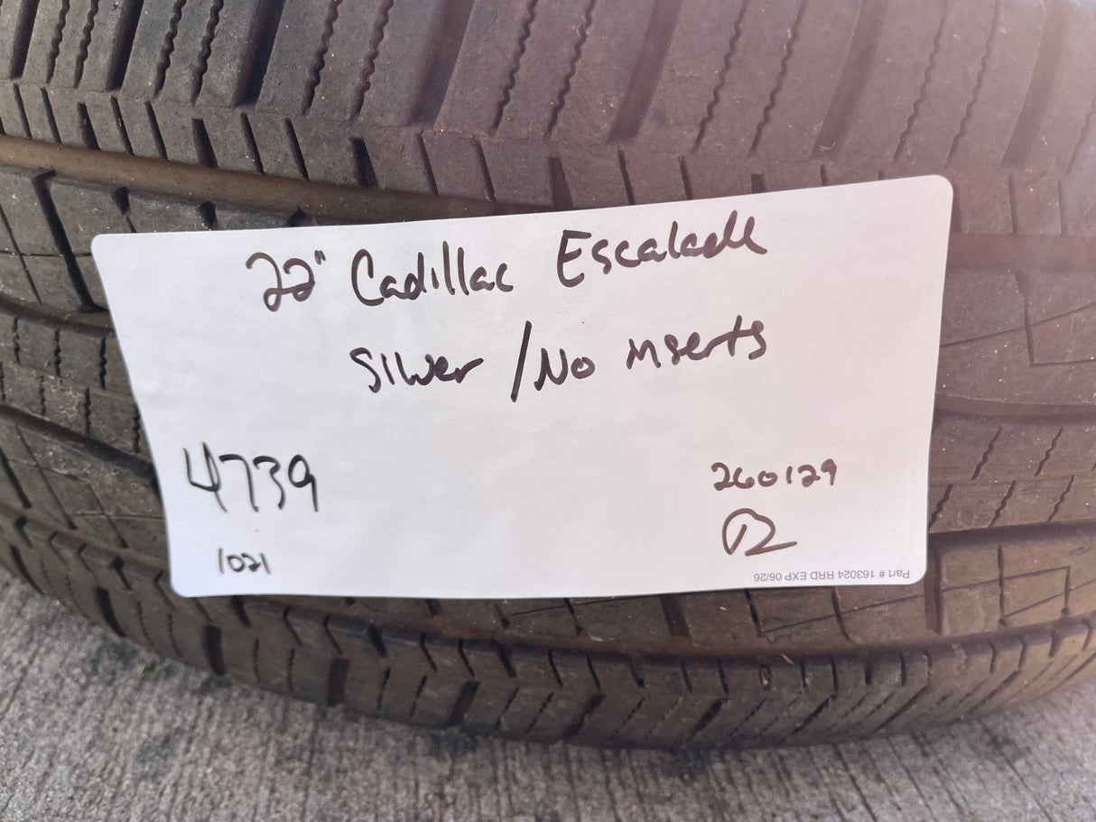 22" Cadillac Escalade OEM 4739 wheel rim 2016 2017 2018 2019 2020 SPARE Texas Truck Tire