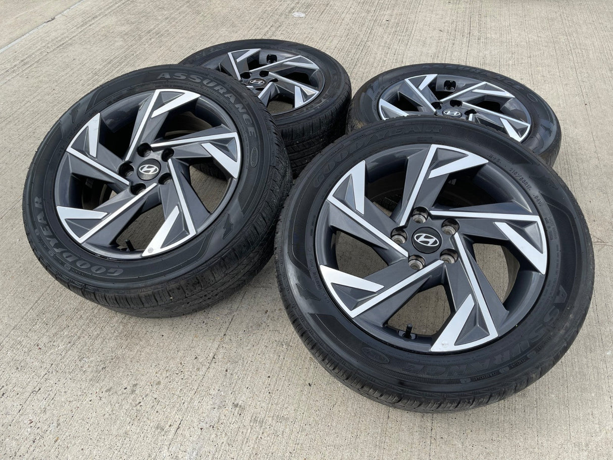 17" Hyundai Elantra Sonata OEM wheel rims 71067 Veloster 2024 2025 2026 GOODYEAR Texas Truck Tire