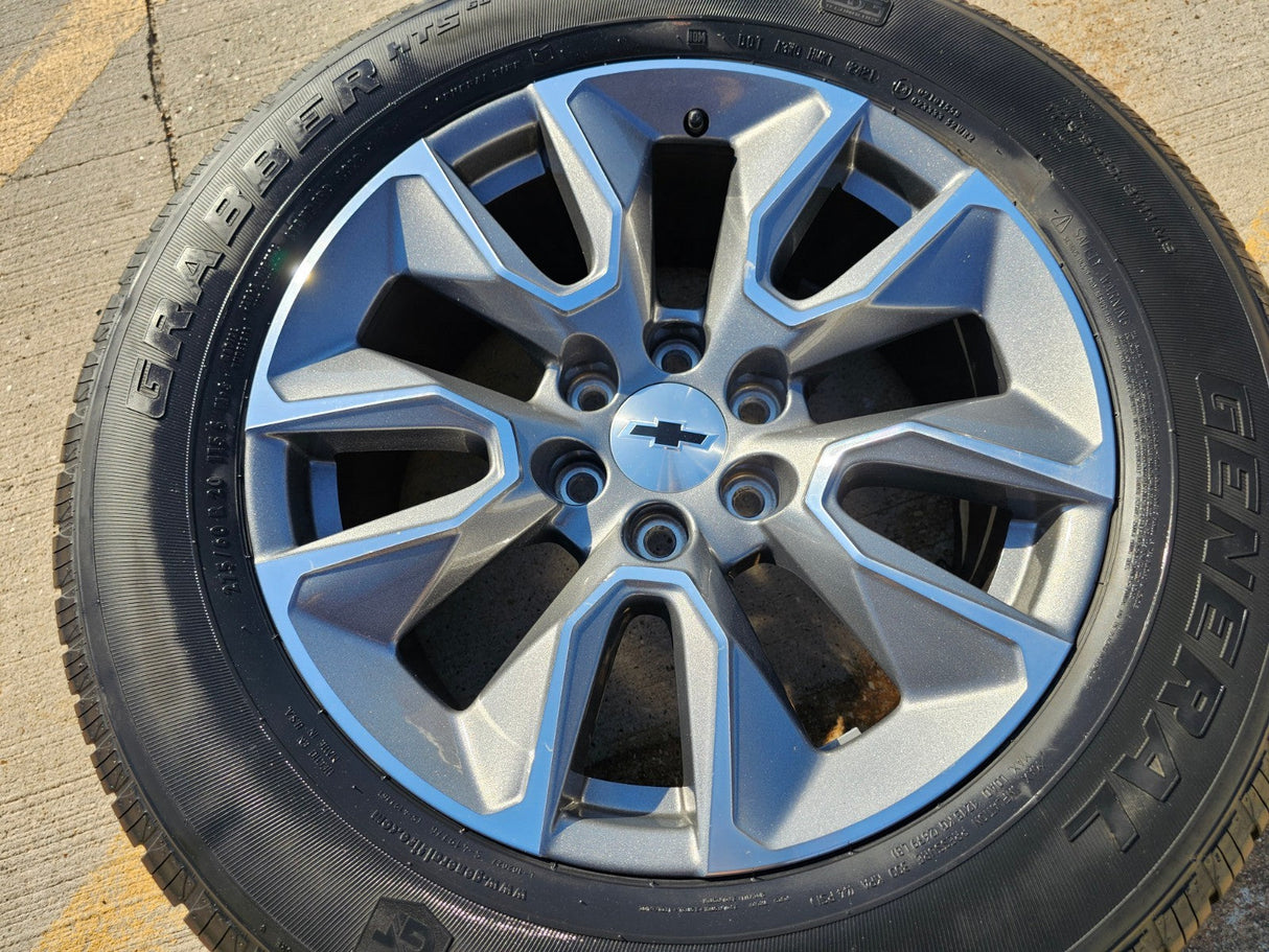 20" Chevy Silverado 1500 Tahoe Suburban OEM 5915 5916 wheel rim tire spare Texas Truck Tire