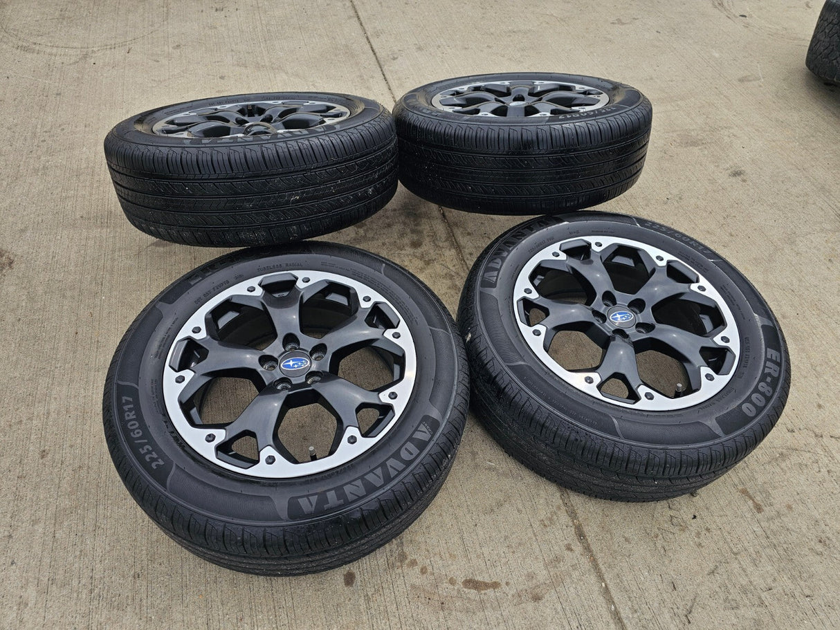 17" Subaru XV Crosstrek OEM 68900 wheels rims tires 2022 2023 2024 2025 Texas Truck Tire
