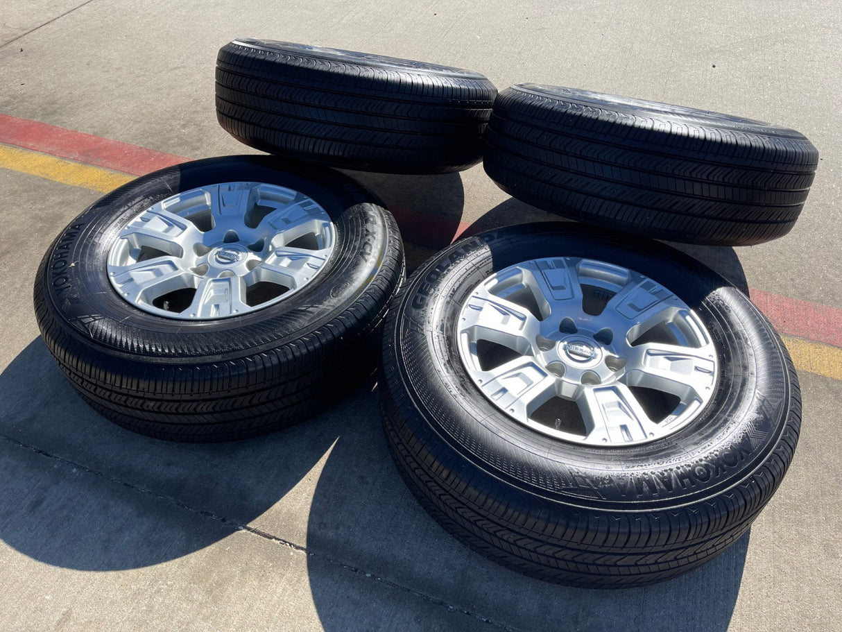 18" Nissan Titan Armada OEM 62752 wheels rims tires YOKOHAMA Texas Truck Tire