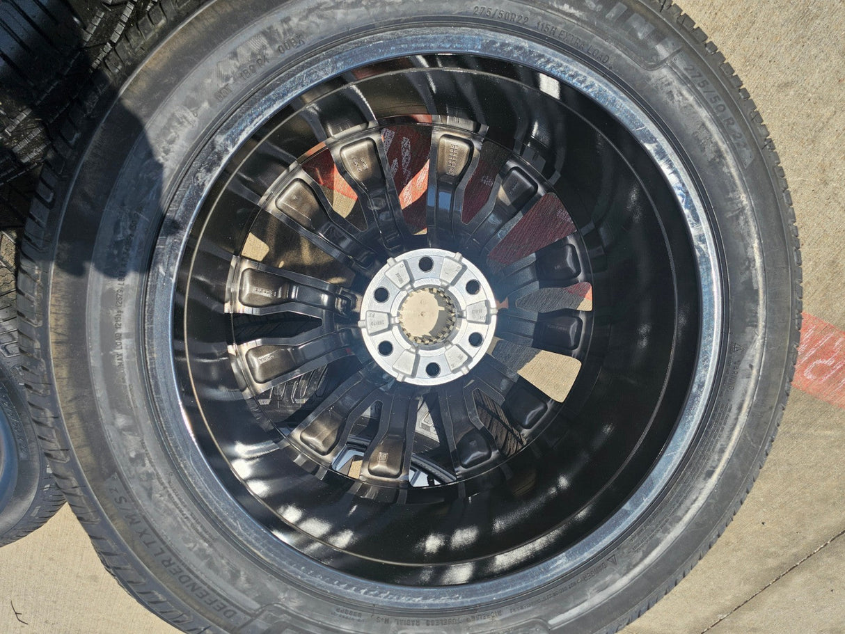 22" Chevy Tahoe Silverado Suburban OEM wheels rims 2025 2026 NEW MICHELIN Texas Truck Tire