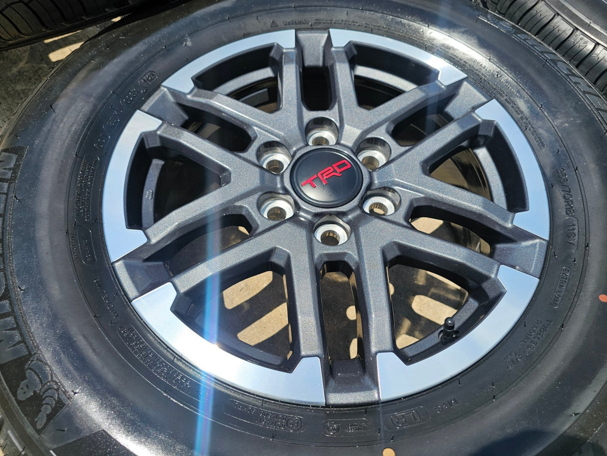 18" Toyota Tacoma 4Runner TRD OEM 10641 wheels rims 2024 2025 2026 NEW MICHELIN Texas Truck Tire