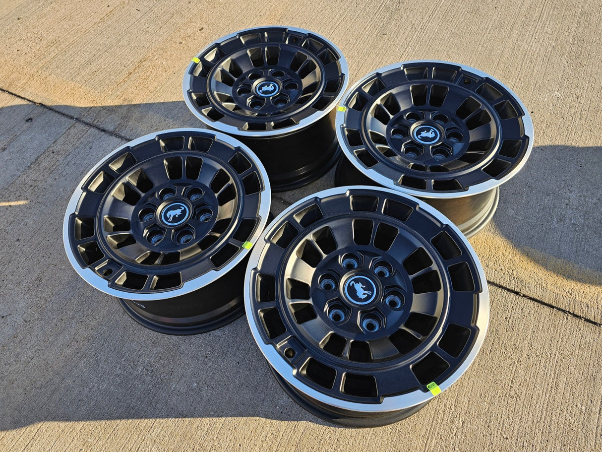 (4) 17" Ford Bronco wheels rims OEM 22025 Ranger 2023 2024 2025 2026 NEW Texas Truck Tire