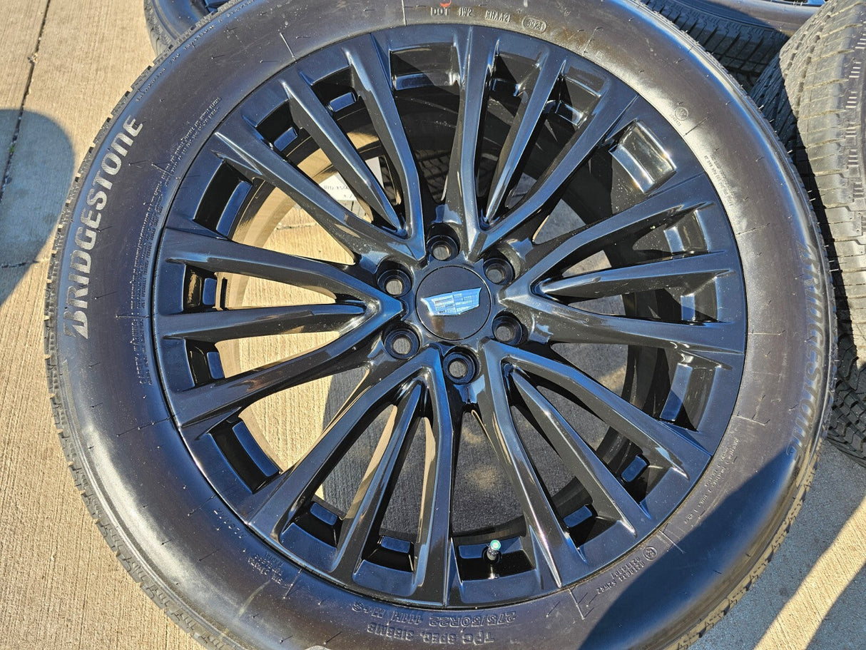 22" Cadillac Escalade V Platinum OEM 4883 95479 wheels rims 2024 2025 2026 NEW Texas Truck Tire