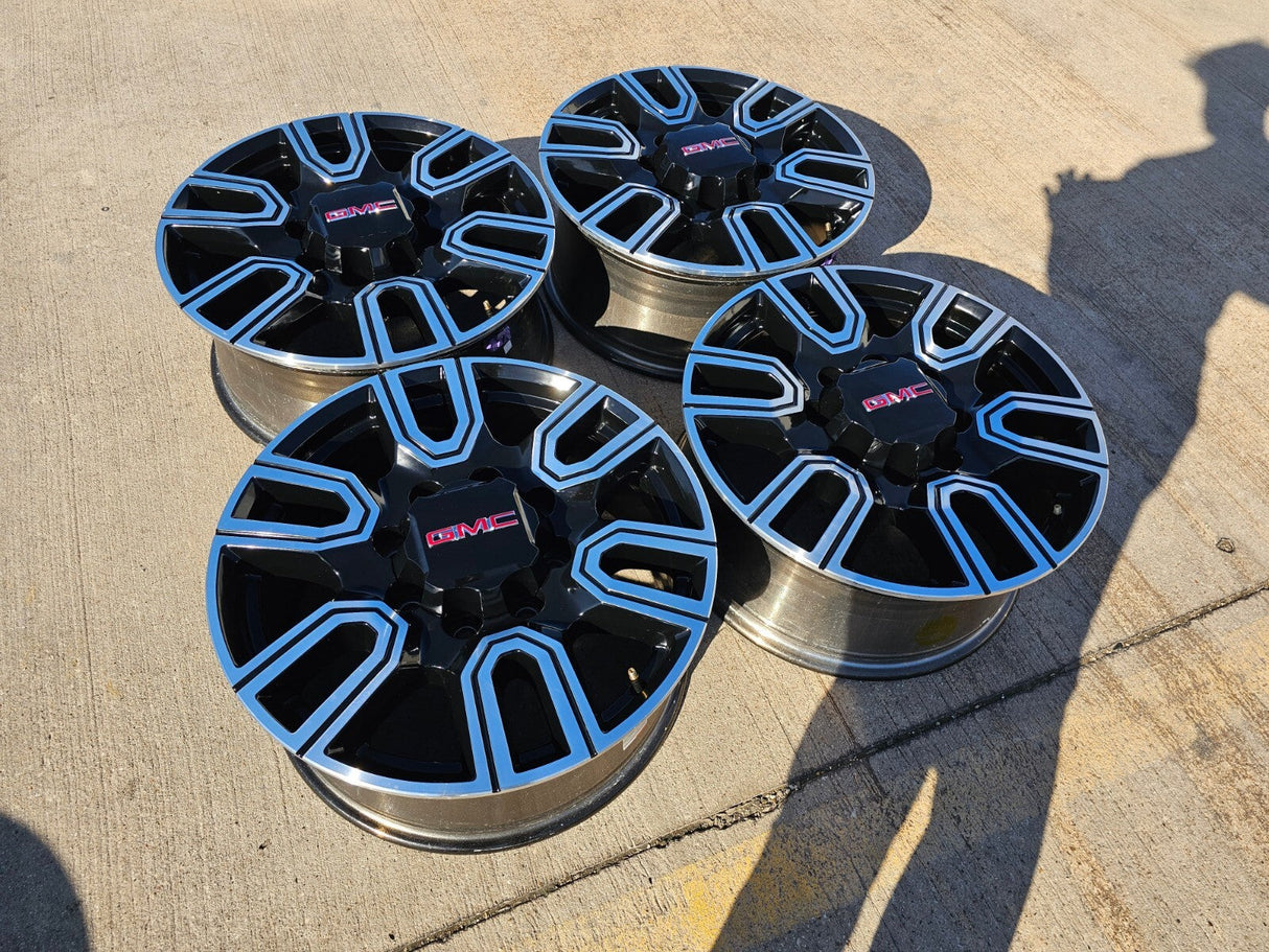 20" GMC Sierra AT4 2500 3500 OEM wheels rims 5950 Silverado 2023 2024 2025 2026 Texas Truck Tire