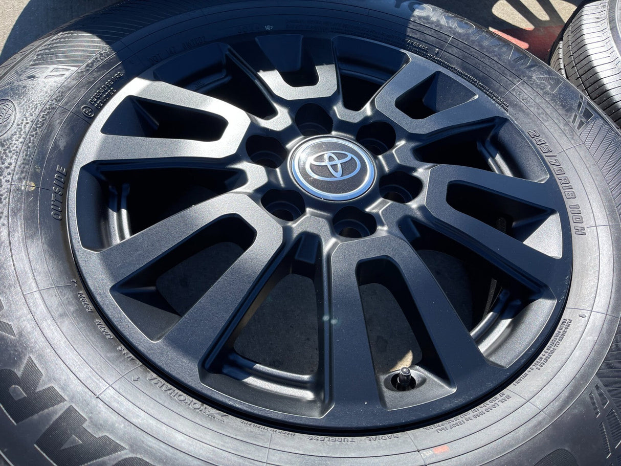 18" Toyota Land Cruiser OEM 95953 wheels rims Tundra Sequoia 2024 2025 2026 NEW Texas Truck Tire