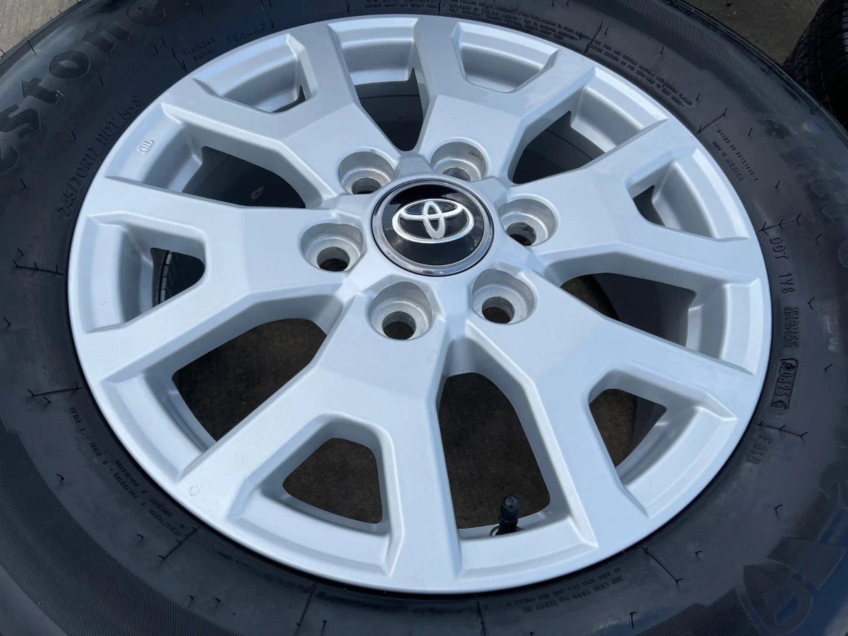 17" Toyota Tacoma 4Runner TRD OEM 10637 94254 wheels rims 2025 2026 FIRESTONE Texas Truck Tire