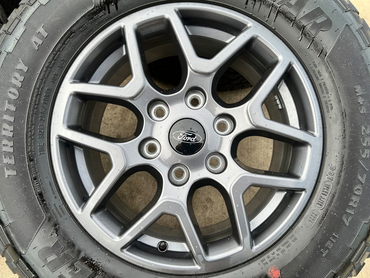 17" Ford Ranger OEM rims wheels tires Bronco N1WZ1007V 2023 2024 2025 2026 NEW Texas Truck Tire