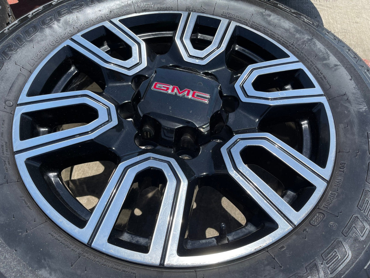 20" GMC Sierra AT4 2500 3500 OEM wheels rims 5950 Silverado 2023 2024 2025 2026 Texas Truck Tire